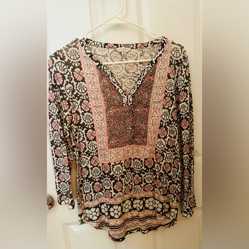 Lucky Brand Blouse- Super Cute! Like-new condition!